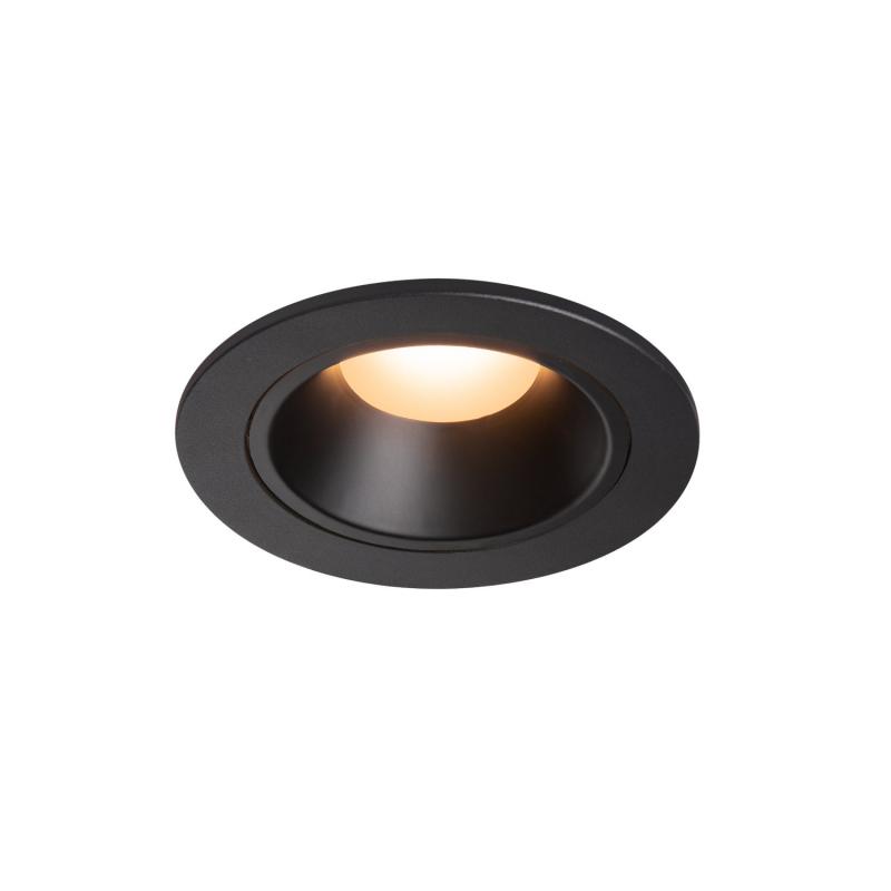 SLV 1003769 NUMINOS DL S Indoor LED Deckeneinbauleuchte schwarz/schwarz 2700K 20° inkl. Blattfedern