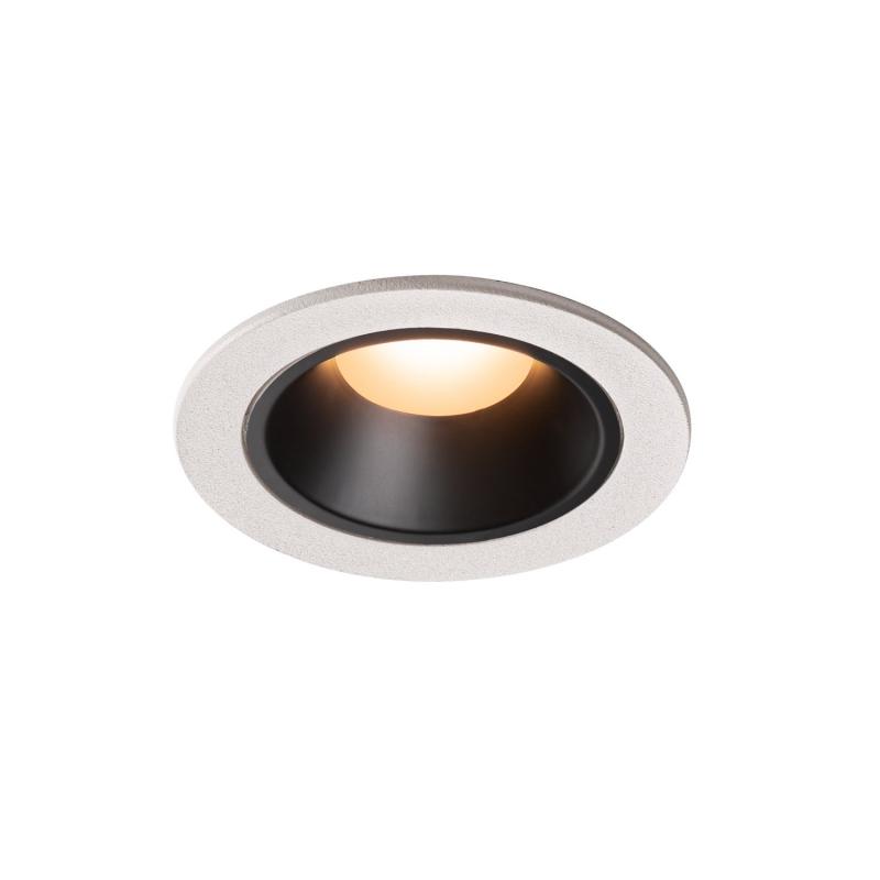 SLV 1003781 NUMINOS DL S Indoor LED Deckeneinbauleuchte weiß/schwarz 2700K 20° inkl. Blattfedern