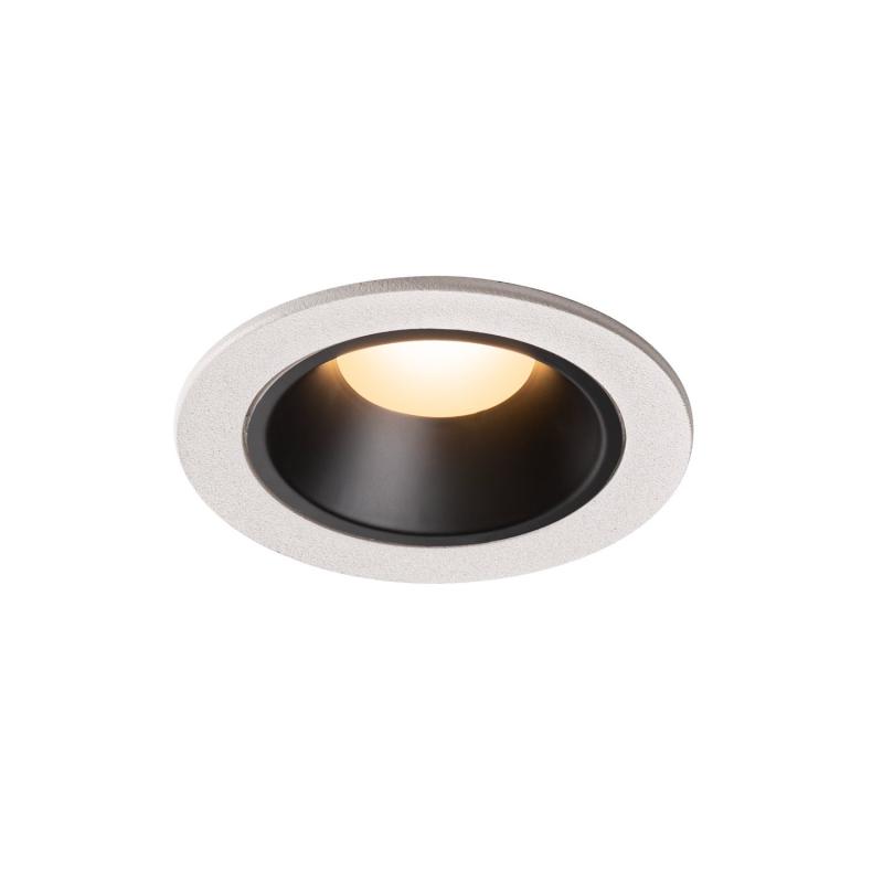 SLV 1003805 NUMINOS DL S Indoor LED Deckeneinbauleuchte weiß/schwarz 3000K 20° inkl. Blattfedern