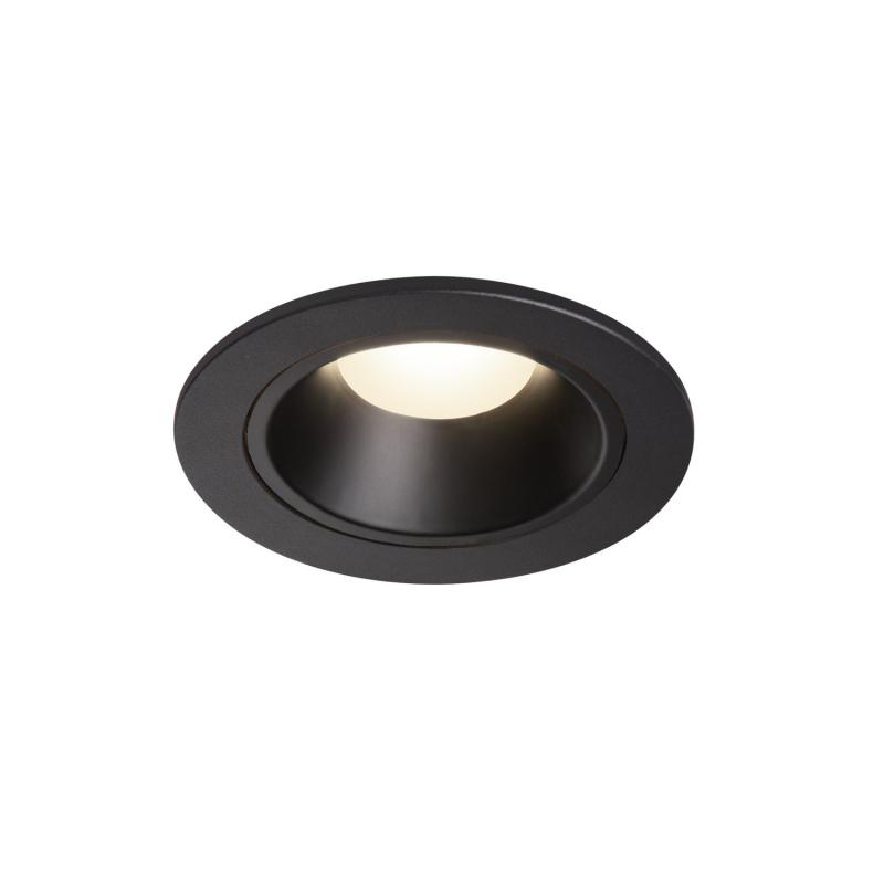 SLV 1003823 NUMINOS DL S Indoor LED Deckeneinbauleuchte schwarz/schwarz 4000K 55° inkl. Blattfedern