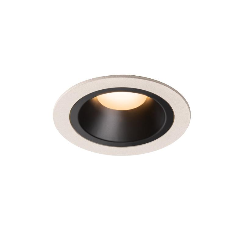 SLV 1003853 NUMINOS DL M Indoor LED Deckeneinbauleuchte weiß/schwarz 2700K 20° inkl. Blattfedern