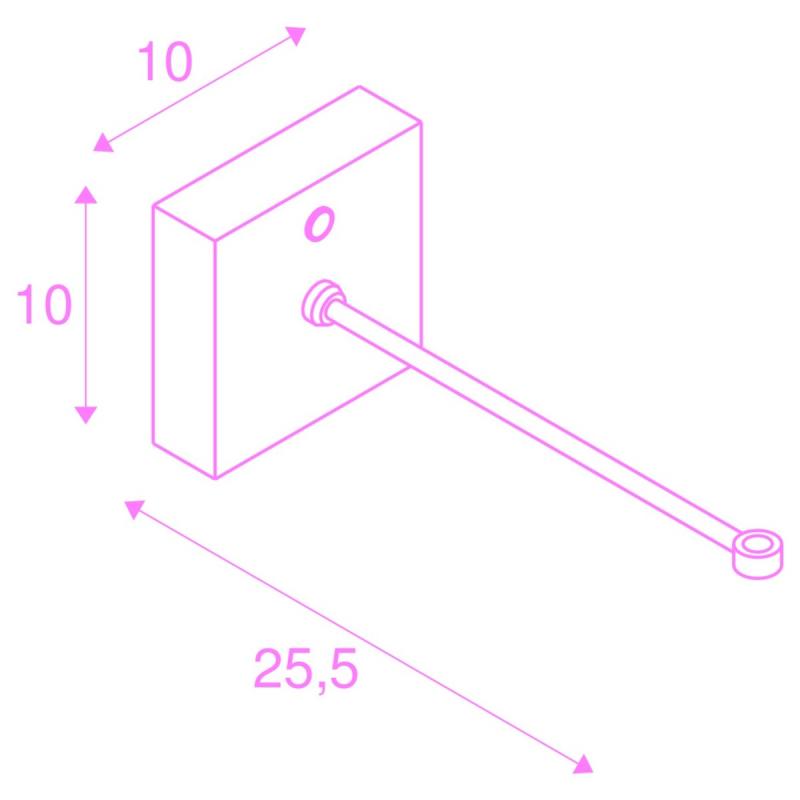 Lampengestell FITU CRANE BASE schwarz für individuelle Gestaltung mit Lampenschirm und dekorativem Leuchtmittel SLV 1004682