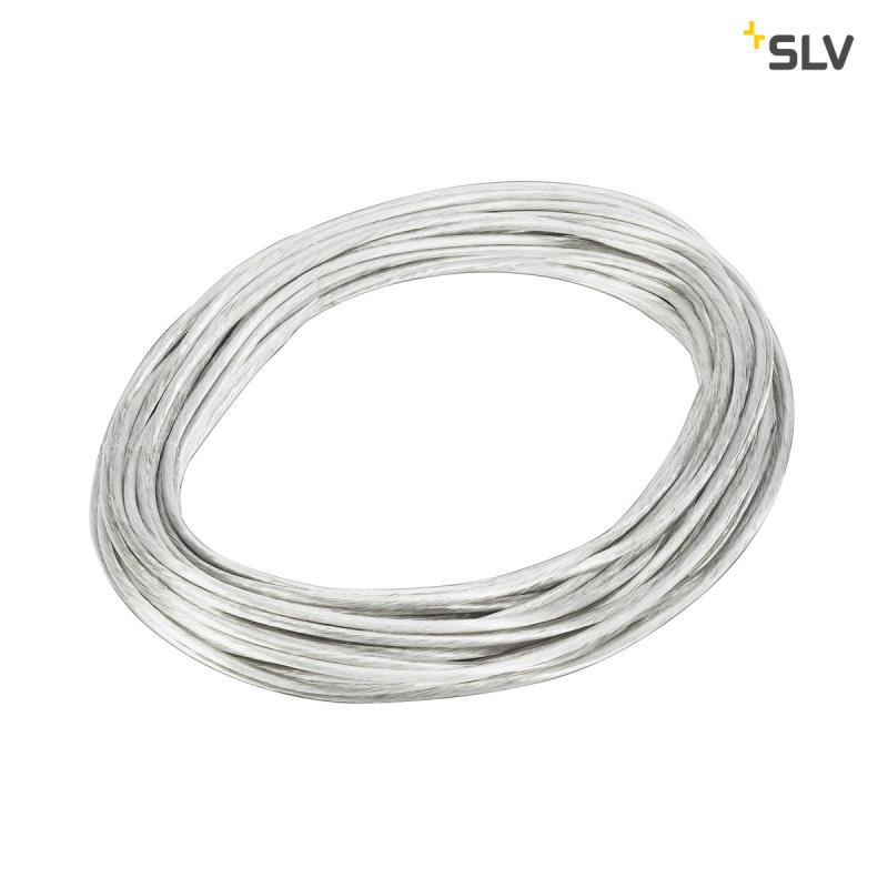 SLV 139051 NIEDERVOLT-SEIL, für TENSEO Niedervolt-Seilsystem, weiß, 6mm², 20m