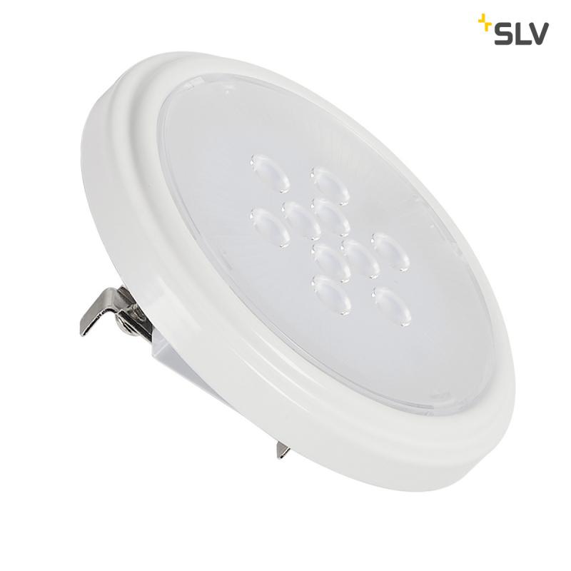 SLV 560652 QR111 Retrofit LED Leuchtmittel, G53, 2700K, 25°, weiss - Aktion: Nur noch angezeigter Bestand verfügbar