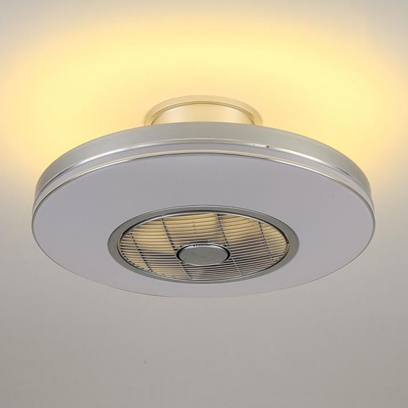 Halo Design Ventilator Planfond & LED Loftlampe mit Fernbedienung & Backlight für Decke und Wand