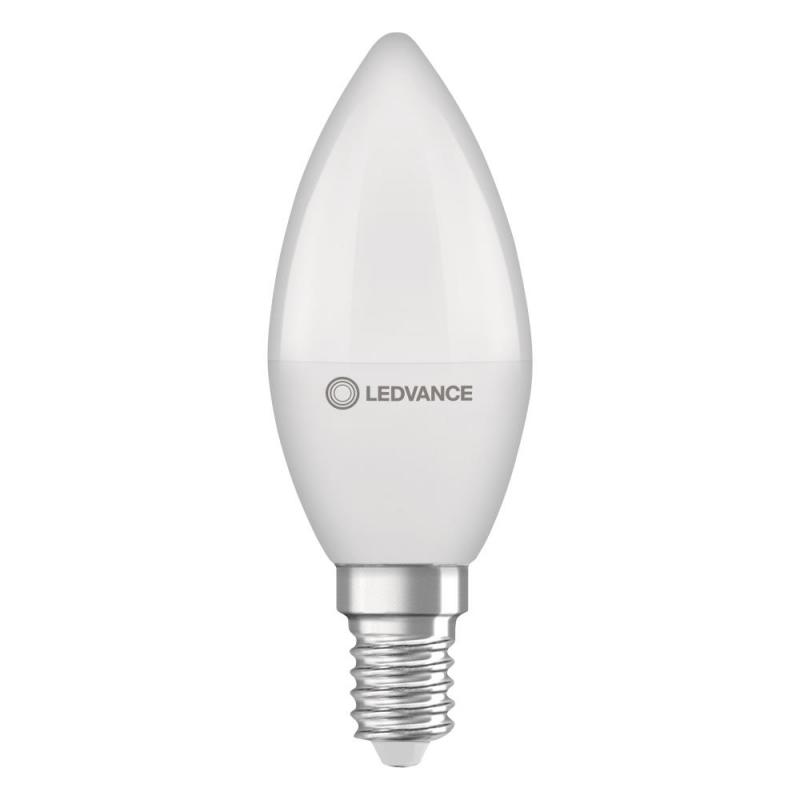 Ledvance E14 LED Kerzenlampe Classic matt 2,8W wie 25W 2700K warmweißes Licht hohe Farbwiedergabe CRI97