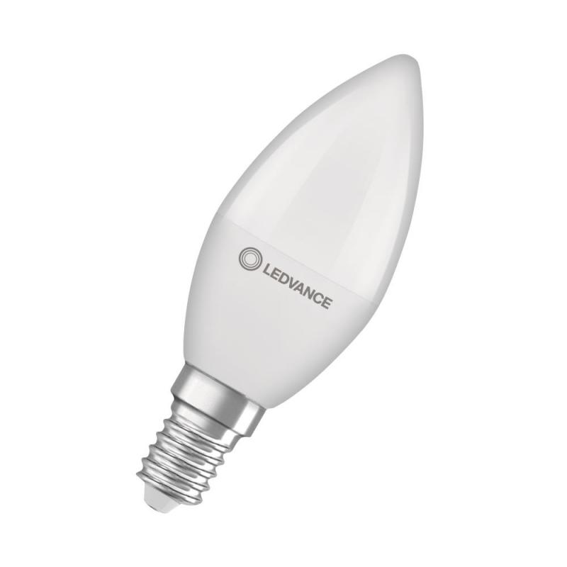 Ledvance E14 LED Kerzenlampe Classic matt 2,8W wie 25W 2700K warmweißes Licht hohe Farbwiedergabe CRI97
