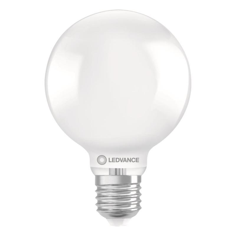 Ledvance E27 Besonders Effiziente LED Kugellampe Globe 95 Classic 3,8W wie 60W 2700K warmweißes Licht