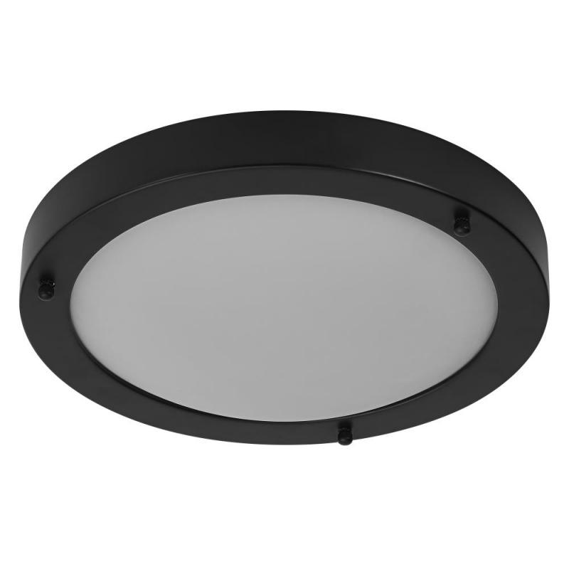 LEDVANCE Deckenleuchte fürs Badezimmer Classic Round 31cm schwarz IP44