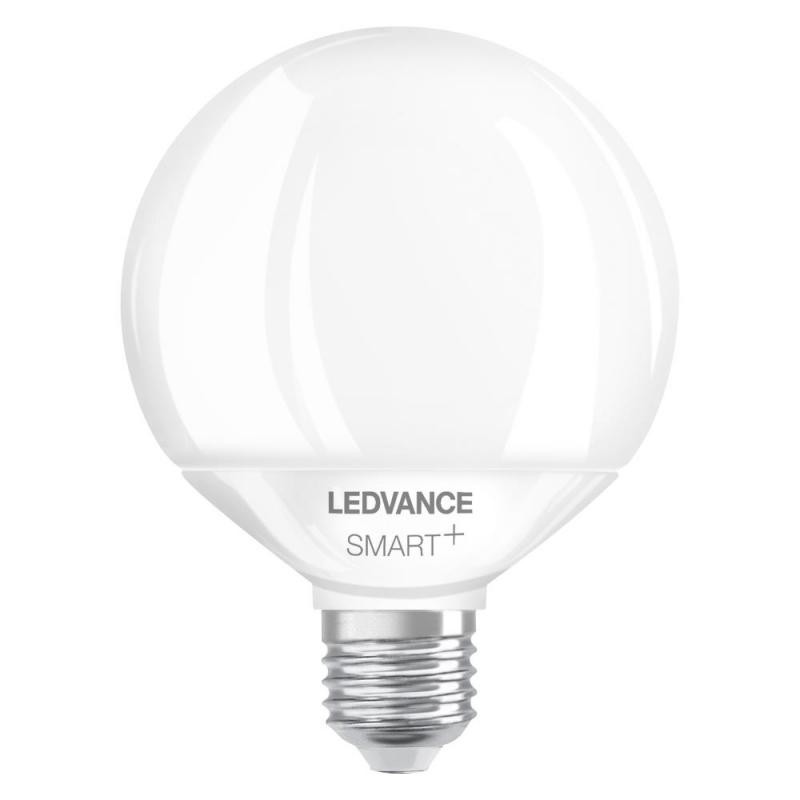 Ledvance E27 SMART+ MATTER Globe 95 LED-Lampe, kompatibel mit Google, Alexa, Apple 4,8W Multicolor 2700-6500K