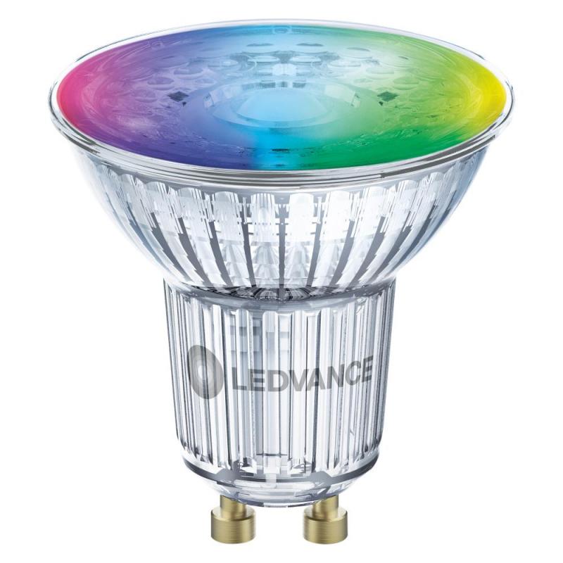 Ledvance GU10 SMART+ MATTER Reflektor LED-Lampe, kompatibel mit Google, Alexa, Apple 4,9W Multicolor 2700-6500K