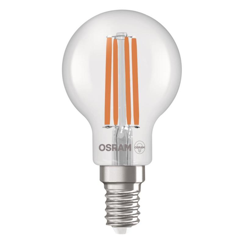 OSRAM E14 LED Lampe Classic Filament 3,8W wie 60W warmweißes Licht 2700K - Energy efficiency class A