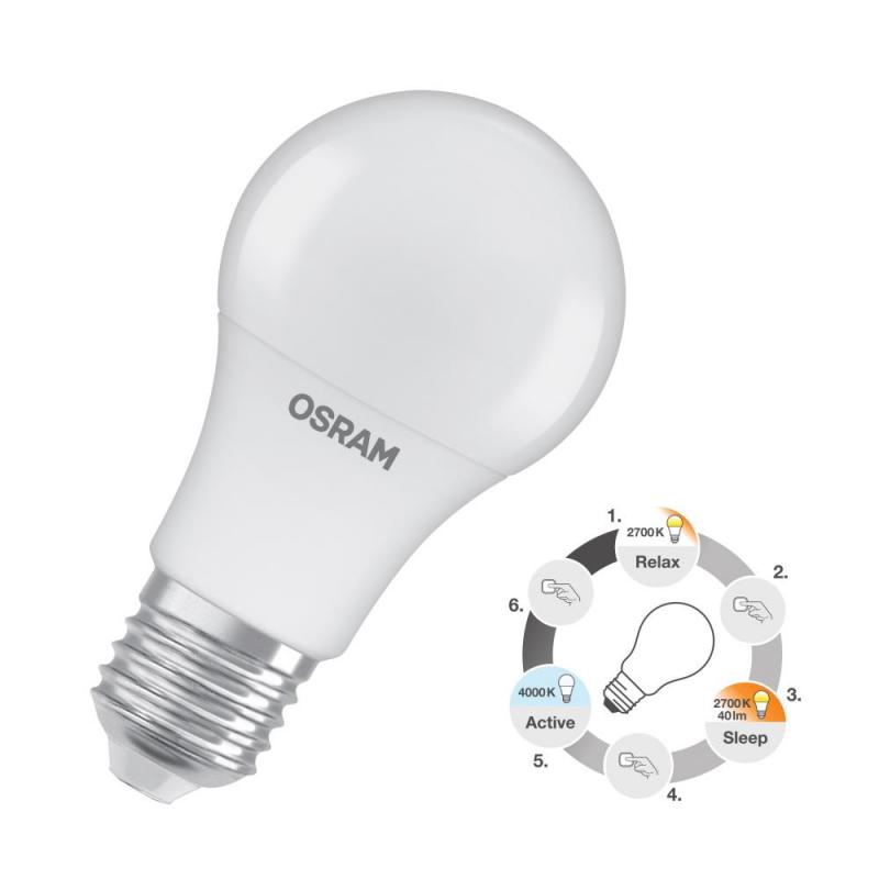 OSRAM E27 LED Relax & Active mit Farbtemperaturwechsel 4,9W wie 40W warmweiss/ kaltweiss