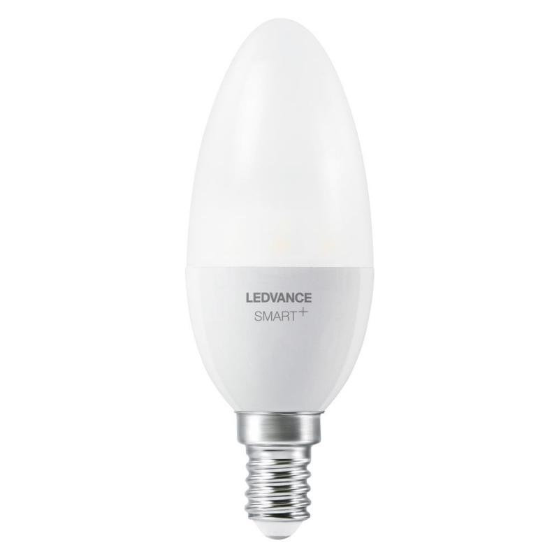 LEDVANCE SMART+ LED Kerzenlampe E14 Zigbee DIMM 4,9W wie 40W 2700K warmweißes Licht