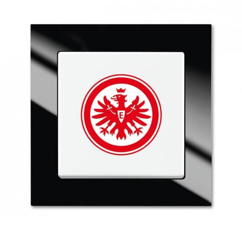 Busch-Jaeger 2000/6 UJ/09 Fanschalter Eintracht Frankfurt Aus- und Wechselschaltung