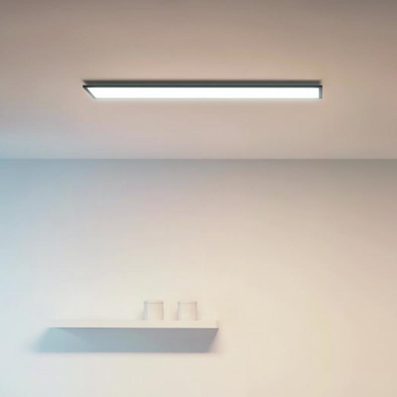 WIZ Smartes LED Panel rechteckig 30x120cm in Schwarz WLAN/Wi-Fi Tunable White