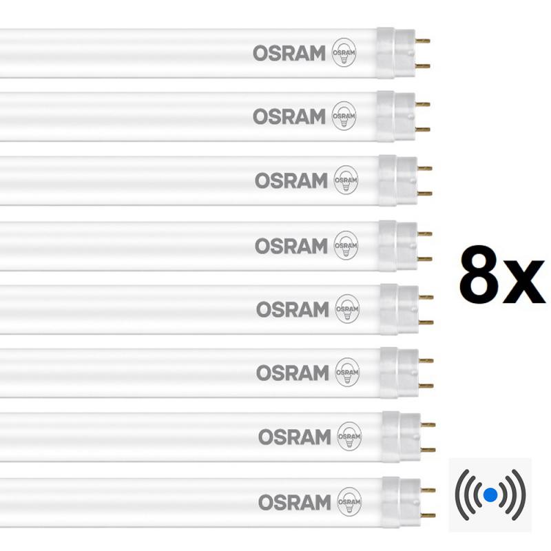 8 x 120cm Osram LED T8 G13 Röhre MOTION SENSOR 13,1W wie 36W 4000K neutralweiß EM Glas für KVG