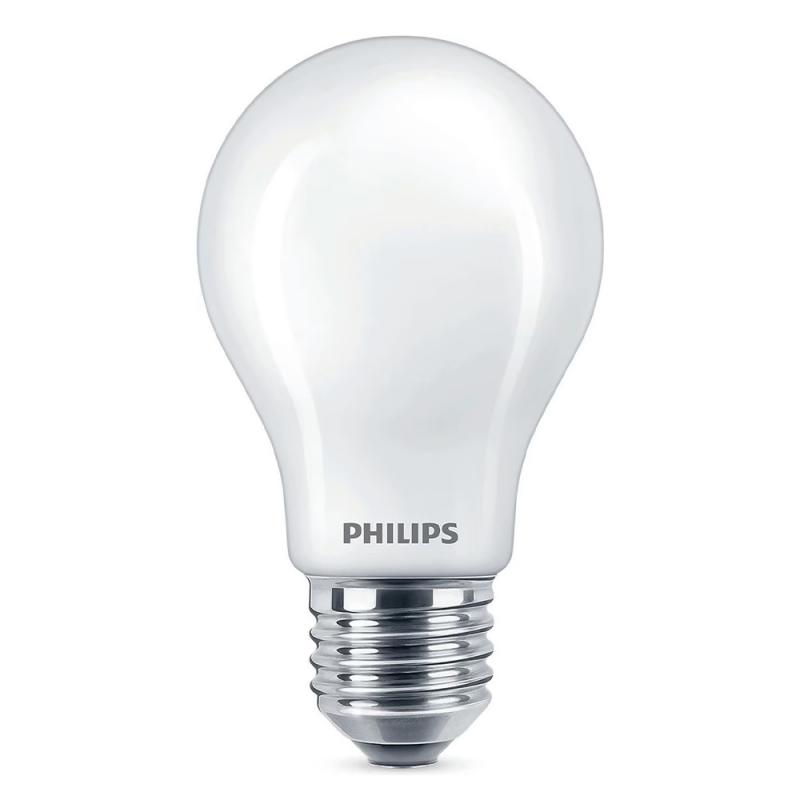 PHILIPS E27 LED Lampe 6500K kaltweisses Licht 4,5W wie 40W weiß mattiert