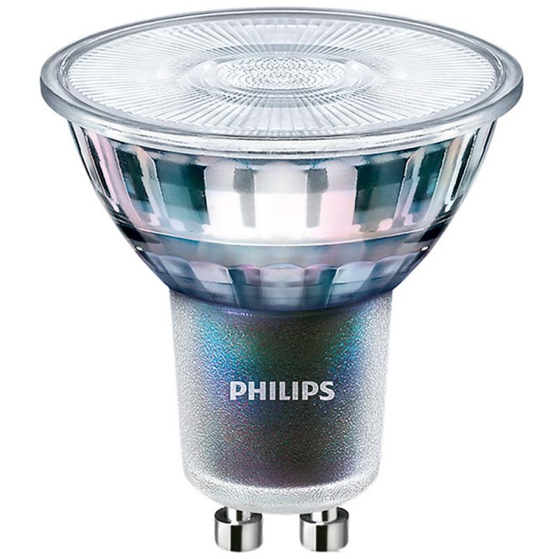 Philips GU10 MASTER Dimmbarer LED Reflektor Expert Color 5.5W wie 50W Ra97 25° warmweißes Licht für Akzentbeleuchtung