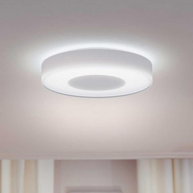 Philips Hue White & Color Ambiance INFUSE große LED Deckenleuchte in Weiss Ø42,5cm RGBW Farben