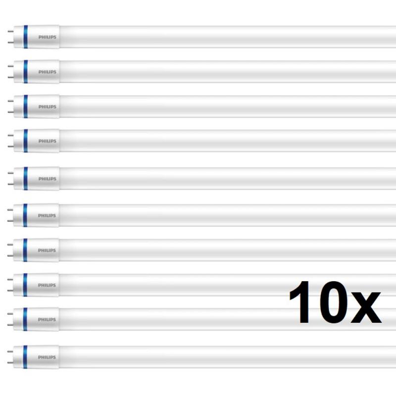 10er Pack 120cm G13/T8 Philips MASTER LED Röhre Ultra Output für KVG/VVG 14,7W wie 36W 2500lm neutralweiß 4000K Kunststoff