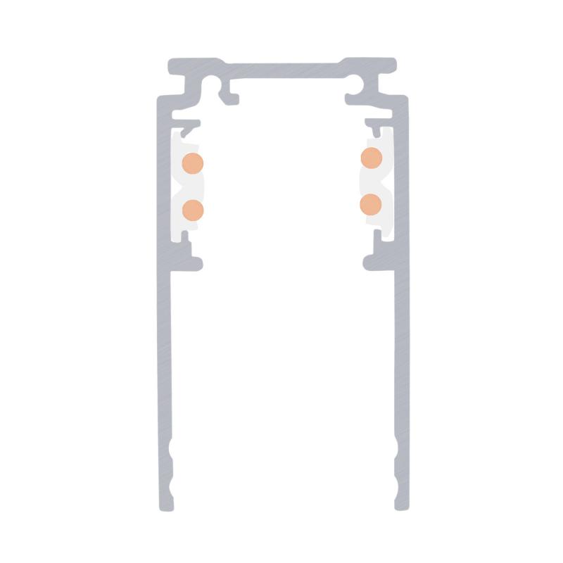 SLV 1006550 1m Aufbauschiene tief 48V TRACK weiß DALI