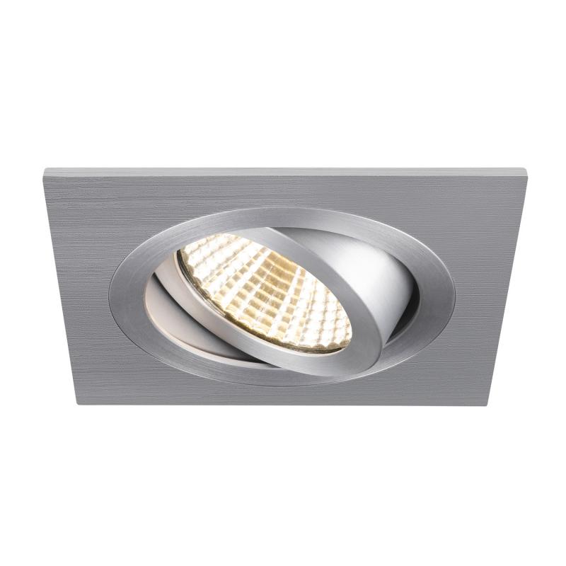 SLV 1007350 NEW TRIA® 75 Deckeneinbauring L: 9 B: 9 H: 2.6 cm IP 20 aluminium