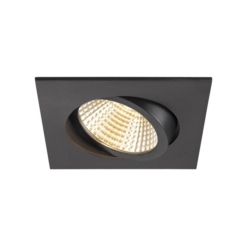 SLV 1007446 NEW TRIA® 95 Deckeneinbauring L: 11 B: 11 H: 2.6 cm IP 20 schwarz