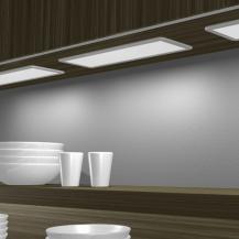 LED Möbel Unterbauleuchte MOBiBLADE L600 warmweißes Licht für Schränke, Küche, Garderobe Mobilux 01770010