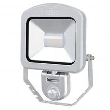 Ledino LED-Strahler mit Sensor PIR Fluter Charlottenburg 20SWI, 20W, 3000K, silber warmweiss