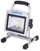 Ledino tragbarer LED-Baustrahler Köpenick 210 Magnetfüße in Silber Tageslichtweiß 6500K IP54