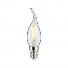 Paulmann 28687 E14 Windstoßlicht LED mit filigranen Filamentfäden dimbares warmes Licht für Wohnräume