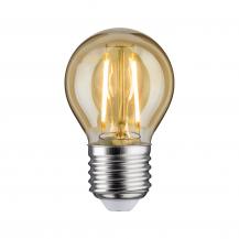 Paulmann 28713 E27 LED Tropfen in Gold 430lm E27 4.7W dimmbares warmes Retro-Licht VinatgeStyle