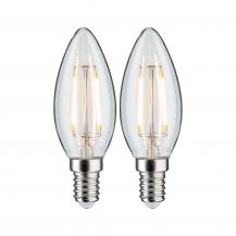 Paulmann 28855 E14 Klare kerzenförmige Filament LED 7W wie 20W in warmweißes Licht