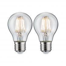 Paulmann 28856 Klare Filament E27 LED Birne 2x5W wie 40W warmweißes Licht