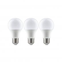 Paulmann 28871 3er-Pack Standard LED Birne E27 8W warmweiß Opal