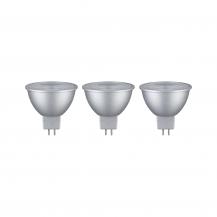 3er Set Paulmann 28914 LED Reflektor GU5,3 modern 6W warmweiß Chrom