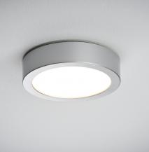 Dezente LED-Deckenleuchte Lunar für kleine Wohnräume nur17cmØ Chrom Aluminium Paulmann 70653