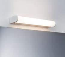 Elegante LED-Spiegelleuchte Arneb IP44-Schutz für Badspiegel Weiß Paulmann 70878