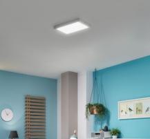LED-Deckenpanel Atria 30x30cm eckig mit universalweißem Wohnlicht in weiß Paulmann 70939