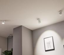 Beweglicher LED-Deckenstrahler Spircle 8W 36° 3000K 230/40V Weiß matt/Alu Paulmann 93373