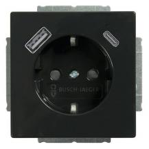 Busch-Jaeger 20 EUCB2USBAC-81 SCHUKO®-/USB-A+C Steckdose