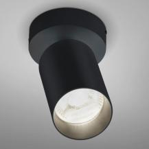 Dreh- und schwenkbarer 1-flammiger LED Deckenstrahler Helestra dimmbar in schwarz matt
