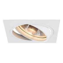 SLV 113541 NEW TRIA I ES111 Downlight, eckig, mattweiss, max. 75W, inkl. Blattfedern