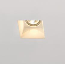Individuell gestaltbare LED-Einbaulkampe PLASTRA Gips Downlight eckig weiß  SLV 148071