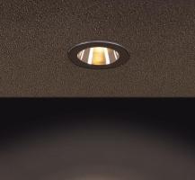 H-LIGHT REFLECTOR LED-Einbaulampe mit schmalem Abstrahlwinkel in schwarz matt SLV 114500
