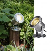 SLV 1001962 NAUTILUS SPIKE LED Outdoor Erdspießleuchte Edelstahl 316 IP55 3000K