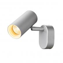 Grauer NOBLO LED Wandstrahler mit beweglichem Kopf dimmbar in grau von SLV 1002971