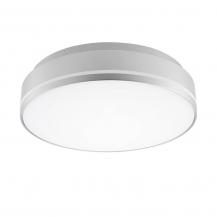 Umschaltbare moderne LED-Deckenlampe SPLIT ø27cm silber 18/24W 3000/4000K IP54 Sigor