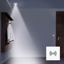 LEDVANCE Nachtlicht mit Bewegungssensor, batteriebetrieben NIGHTLUX Ceiling Weiß Sensor